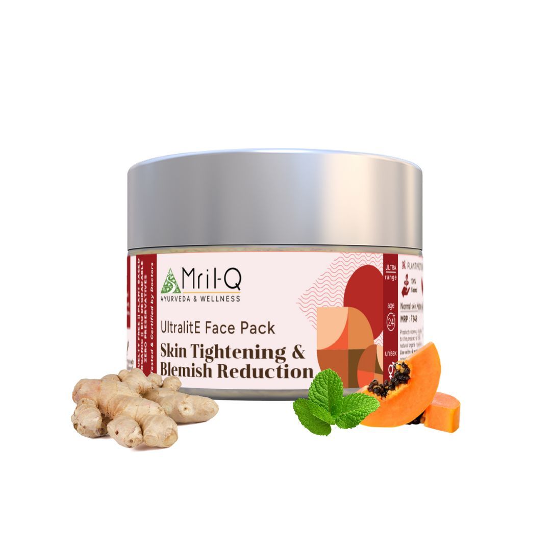 MrilQ Ultralite Face Pack | Anti Ageing | Age spots and Blemish Reduction | Mature Skin (pack of 2)