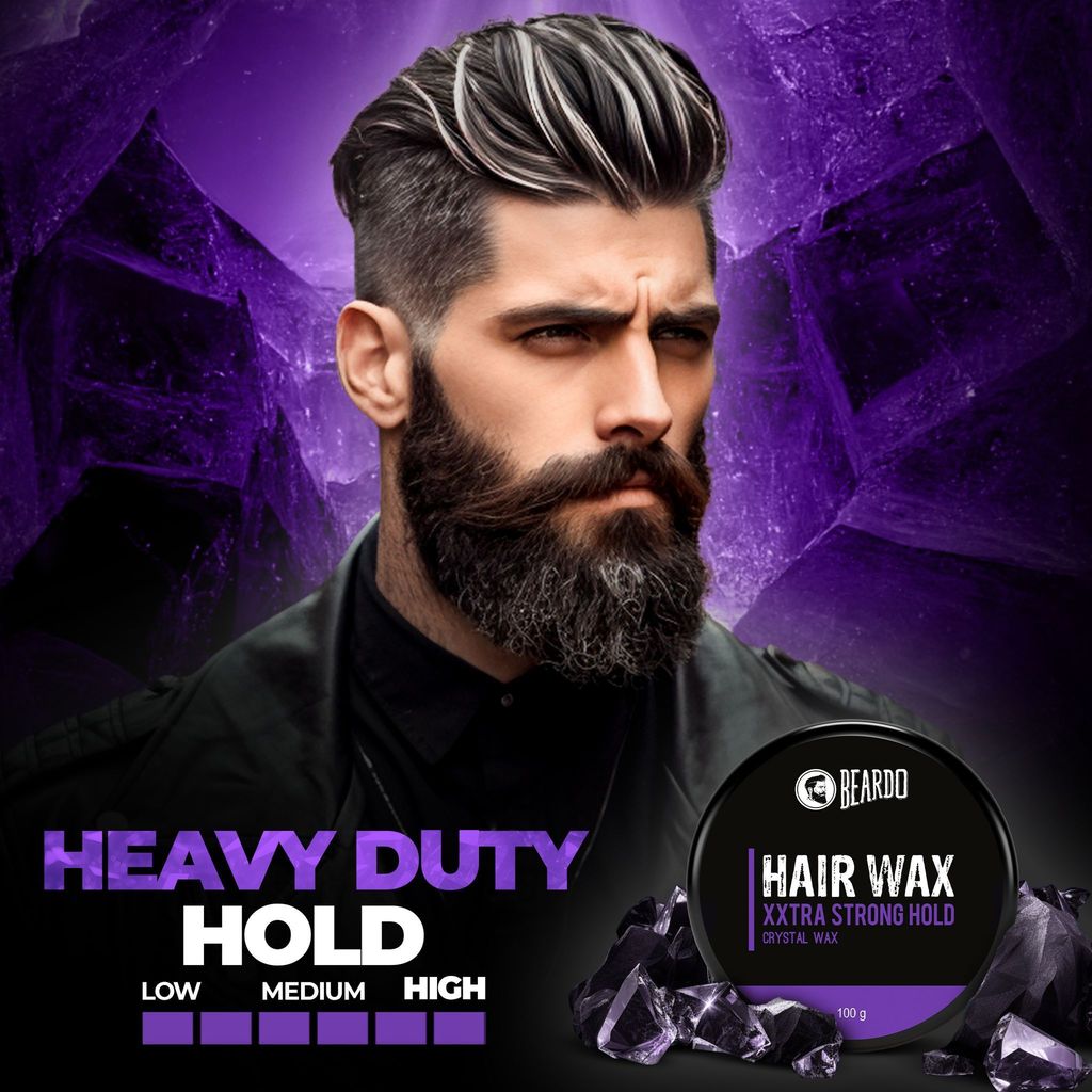 Beardo Hair Wax XXTRA STRONGHOLD Crystal Wax (100g)