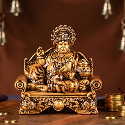 Artarium Lord Kuber Statue for Wealth and Harmony | God kuber Idol | Murti | Statue | showpiece for Home | Kuber ji ki murti for puja Decorative Showpiece Pack of 1 Artarium Lord Kuber Statue for Wealth and Harmony | God kuber Idol | Murti | Statue | showpiece for Home | Kuber ji ki murti for puja Decorative Showpiece Pack of 1