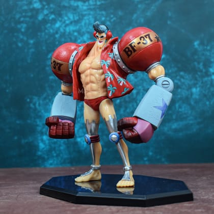 Cyborg Franky Action Figure With Stand (18 Cm Height) - One Piece