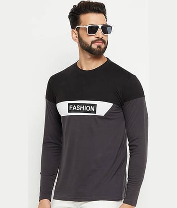 Emerald Pack of 1 Cotton Blend Regular Fit Men's T-Shirt ( Grey )