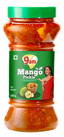 9am Mango Pickle, 450 gm - Buy 1 Get 1 Free