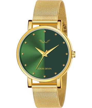 LOUIS DEVIN - Gold Metal Analog Womens Watch
