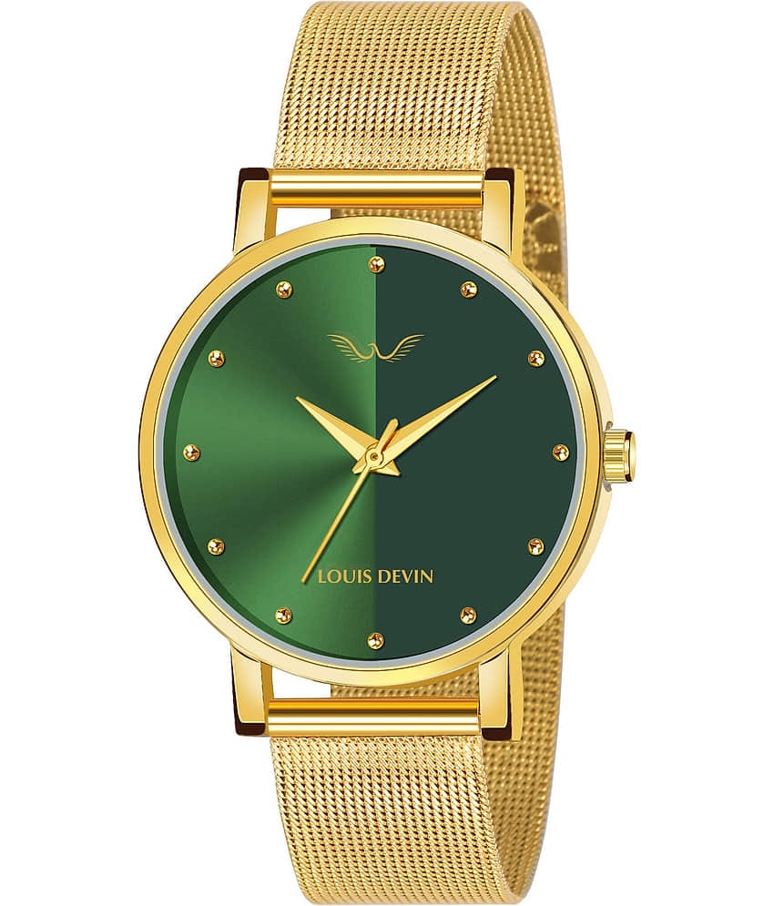LOUIS DEVIN - Gold Metal Analog Womens Watch