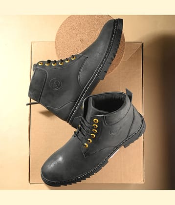 Leeport Olive Men's Casual Boots