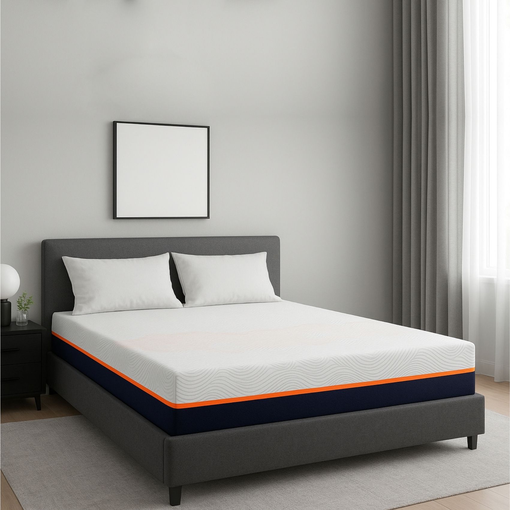 Coirfit HR Luxe With NIVF Technology 5 Inch Queen Size Memory Foam Mattress (72X60 Inches), Both Side Quilted, Soft Relax Comfort, with HR Foam Foam| 11-Year Warranty