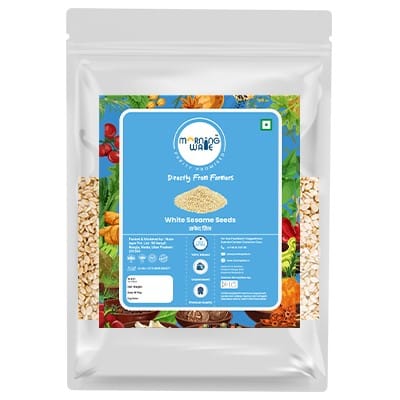 Morning Wale White Sesame Seeds (90g) | Premium Safed Til | Cooking & Baking Essential