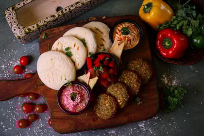 Mezze platter (immunity booster)