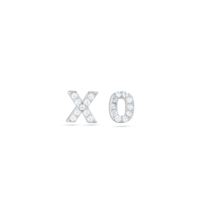 XO zirconia mismatched pair-Rhodium plated