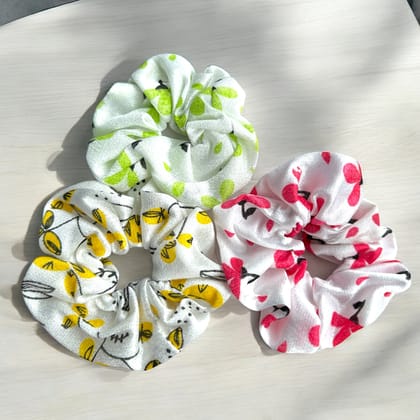 Curl Charms - Hair Scrunchies (Pack of 3)