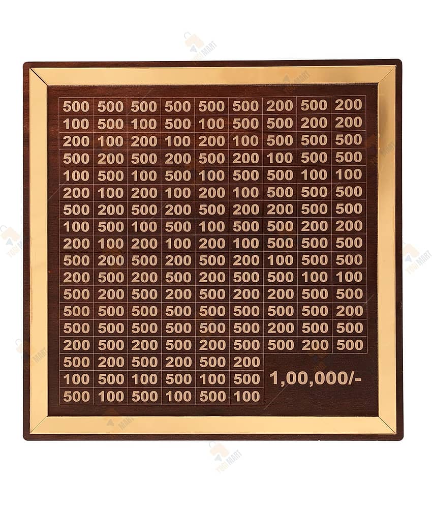 SKYVILLA Wood Khaki Piggy Bank ( Pack of 1 )