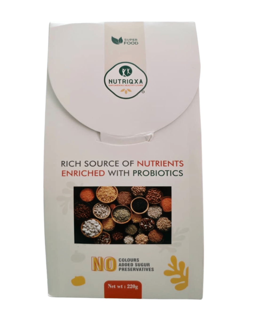 NUTRIQXA Sugar Free Plant Protein for Energy & Strength
