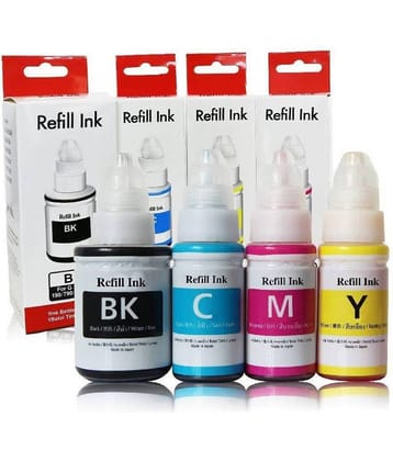 zokio 790 INK For G2012 Multicolor Pack of 4 Cartridge for GI790 INK Cartridge Pack Of 4 For Use Pixma G1000, G2000, G3000 Printers