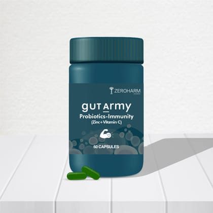 Gut Army Probiotic Immunity Booster 60 Capsules
