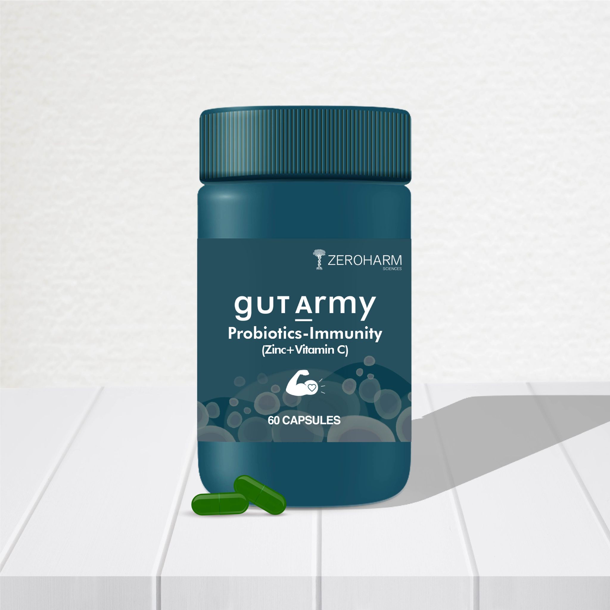 Gut Army Probiotic Immunity Booster 60 Capsules