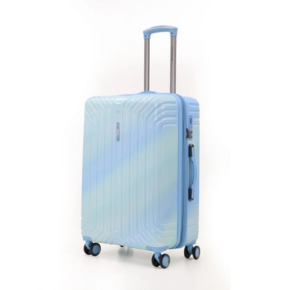AMERICAN TRAVELLER The Wonder Luggage Trolley Bags Single Small Polycarbonate Expandable Travel Suitcase | Lightweight Durable Hard Shell | TSA Type Lock | 360 degree Disc Spinner Wheels (20, Blue, Small) AMERICAN TRAVELLER The Wonder Luggage Trolley Bags Single Small Polycarbonate Expandable Travel Suitcase | Lightweight Durable Hard Shell | TSA Type Lock | 360 degree Disc Spinner Wheels (20, Blue, Small)