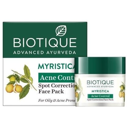 Biotique Myristica Acne Control Spot Correction Face Pack 20gm