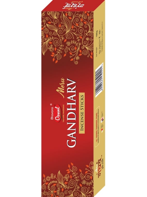 GANDHARV INCENSE STICKS,THE PURE FRAGRANCE - Packaging-Premium 90g Box,Fragrance-Fancy