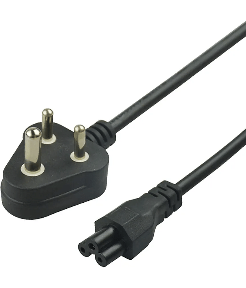 QUANTRON 1.5m Power Cord Compatible for  Laptop Adapters - Black