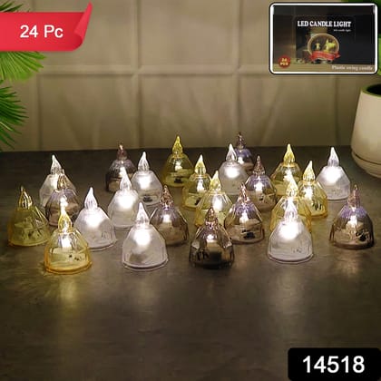 Premium 24 Piece LED Candle Lights Set – Flameless Decorative Tealight Candles