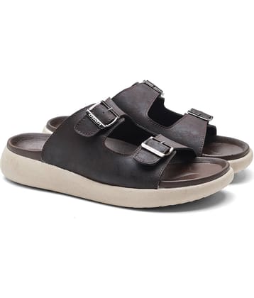 ASIAN MEDISOL-03 Brown Men's Thong Flip Flop