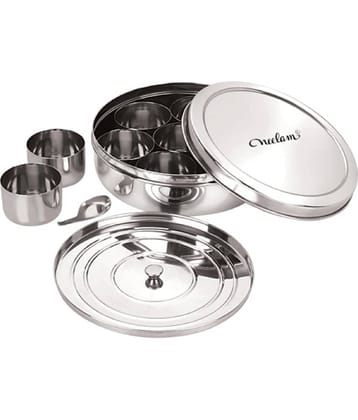 Neelam - Silver Steel Spice Container ( Pack of 1 )
