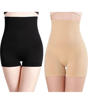 Flenzy Pack of 2 Cotton Women's Thigh Compressor ( Multicolor )