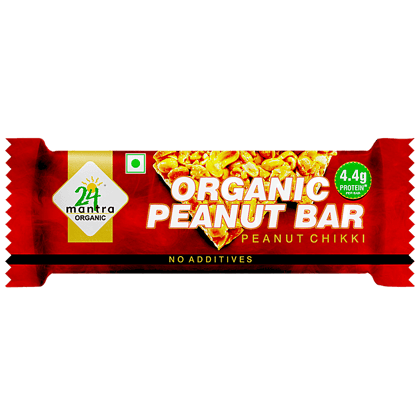 24 Mantra Peanut Jaggery Chikki, 33 gm