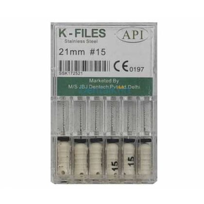 api stainless steel k -file 21mm-Api Stainless Steel K -File 21mm #06