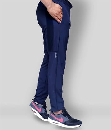 RANBOLT -  Navy Blue Polyester Men's Sports Trackpants ( Pack of 1 )