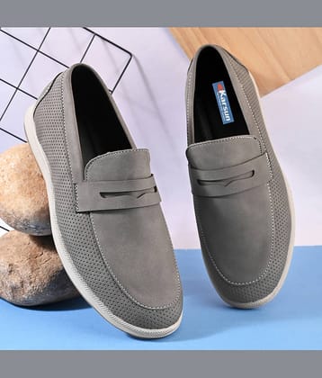 Karsun Gray Men's Slip on Shoes