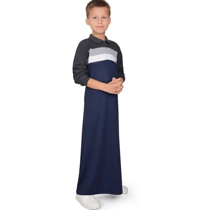 Royal Blue Tertius Boys Thobe-B1