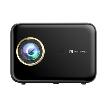 Portronics Beem 460 Smart LED Projector with 1080p Full HD (Black)