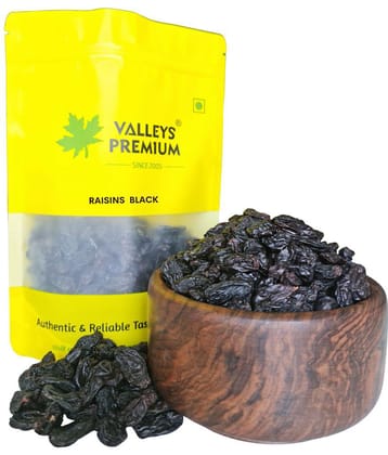 Valleys Premium Afghani Black Seedless Raisins 800 Grams