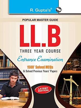 LLB (3 Years Course) Entrance Exam Guide [Paperback] [Dec 19, 2025] RPH Editorial Board