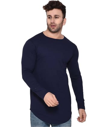 Tfurnish Cotton Blend Yellow Solids T-Shirt