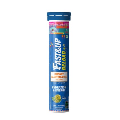 FAST&UP Reload (5 Litres) Low Sugar Energy Drink For Instant Hydration- With All 5 Essential Electrolytes + Added Vitamins -Certified Electrolytes Drink- Mojito Flavour (Pack Of 1) - Tablet FAST&UP Reload (5 Litres) Low Sugar Energy Drink For Instant Hydration- With All 5 Essential Electrolytes + Added Vitamins -Certified Electrolytes Drink- Mojito Flavour (Pack Of 1) - Tablet
