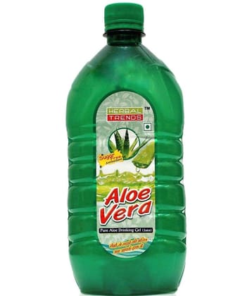 Herbal Trends Pure Aloevera Drinking Gel Nutrition Drink Liquid 1000 ml Natural