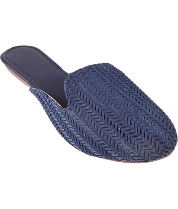 Apratim Blue Ethnic Footwear