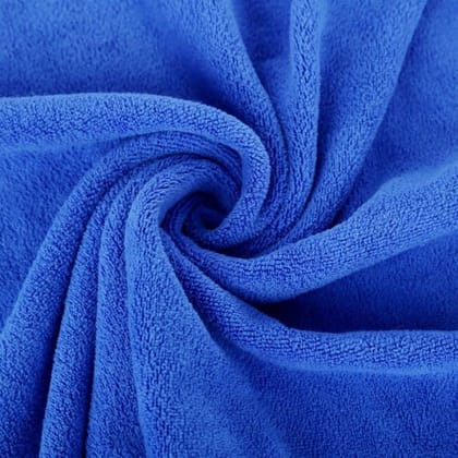 Blue Microfiber Towel Pack of 1 Pc