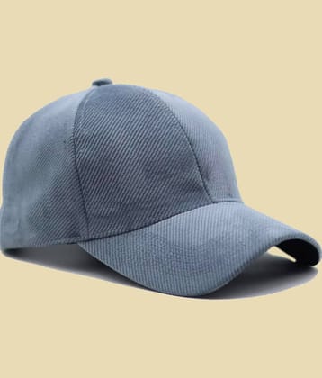 Alamos Pack of 1 Cotton Blend Men's Cap ( Grey )