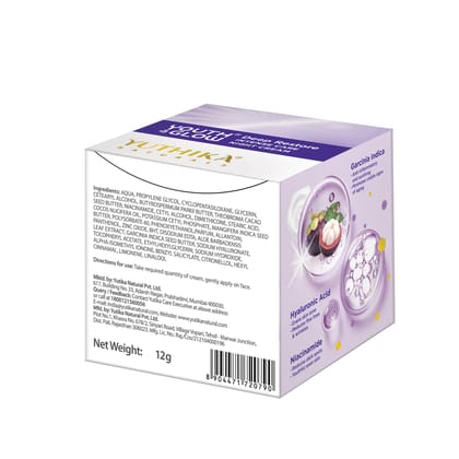 Yuthika Youth & Glow Deep Restore Intense Night Cream for All Skin Types 12g Pack of 5, Dermatologically Tested