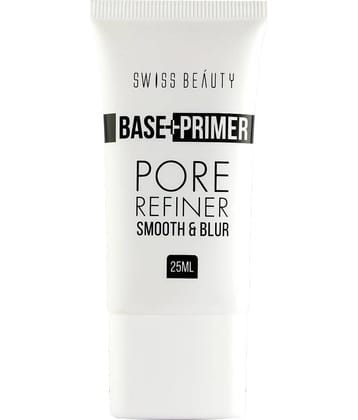 Swiss Beauty Pore Refiner Smooth & Blur Face Primer (White), 25gm