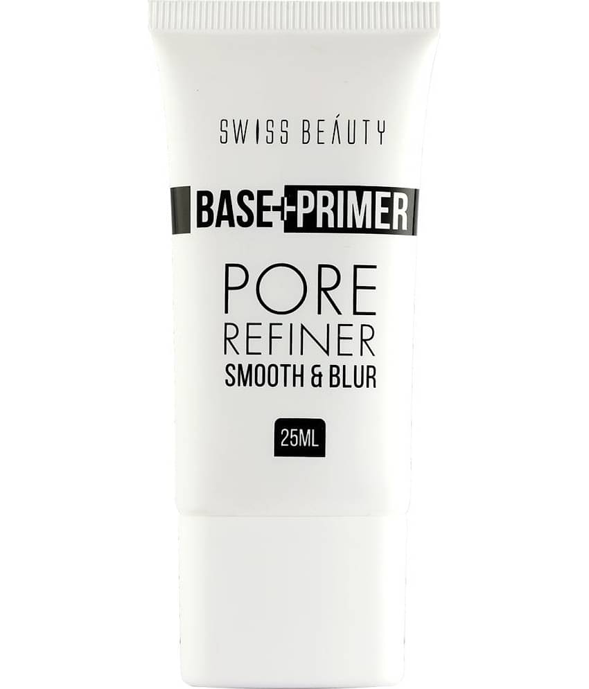 Swiss Beauty Pore Refiner Smooth & Blur Face Primer (White), 25gm