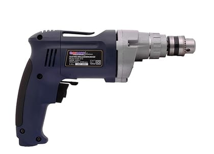 Eastman Electric Drill & Screw Driver set with 10mm Drill Capacity, 2500 Rpm, 500W input power and Bmc Box Carbon Set Home & Professional Use (ESD-010)