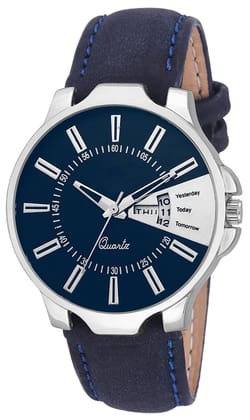 Blue Day Date Analog Watch for Men LR23