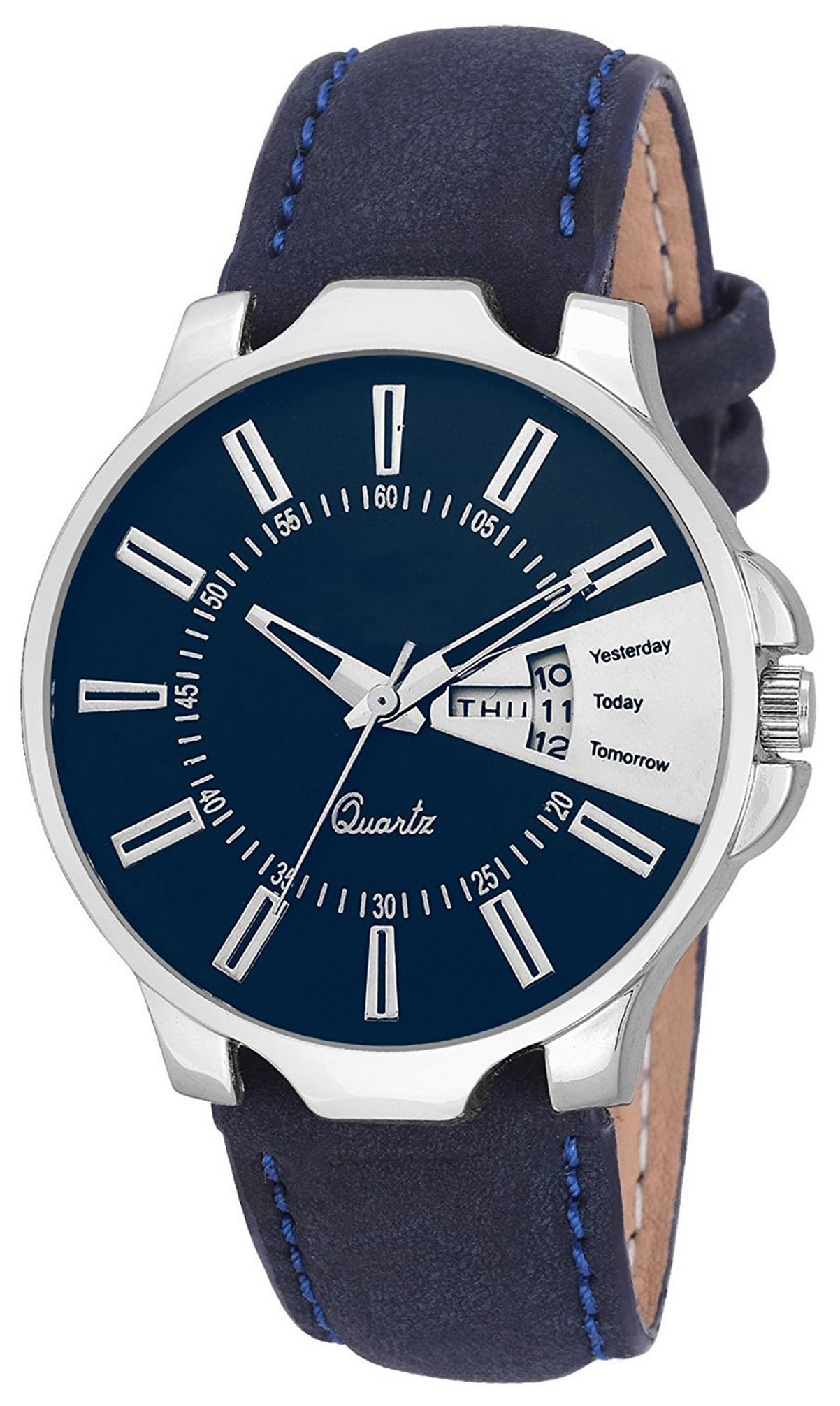 Blue Day Date Analog Watch for Men LR23