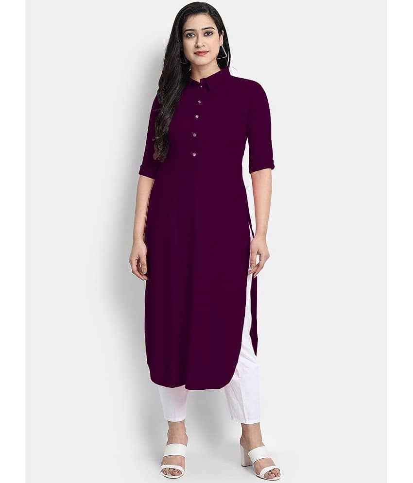 CARTSHOPY - Green Rayon Women's Straight Kurti ( Pack of 1 )