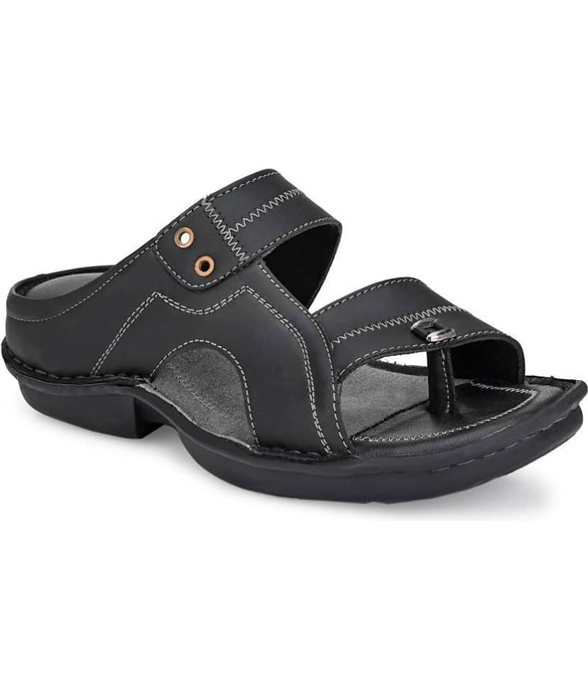 softio Black Flip Flops
