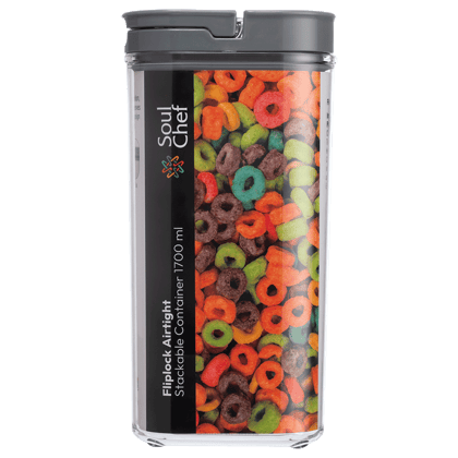 Modi Care Fliplock Airtight Stackable Container One Thousand Seven Hundred Millilitre